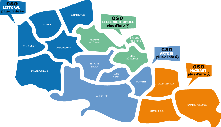 Carte des CSO